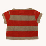 Camiseta manga corta rayas rojas Bobo Choses 12-18M