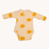 White bodysuit with soles Tiny Cottons 1-3M