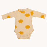 White bodysuit with soles Tiny Cottons 1-3M