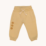 Pantalón largo beige Rylee + Cru 3-6 M