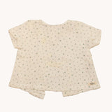 Owl short sleeve blouse 3-6M