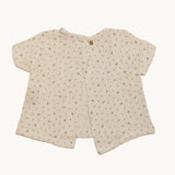 Owl short sleeve blouse 3-6M