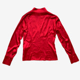 Camisa de seda roja ADOLFO DOMINGUEZ S