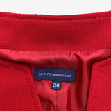 Chaqueta traje roja ADOLFO DOMÍNGUEZ 36/S