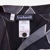 Falda corta gris y negra CACHAREL XS