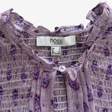 Blusa estampada con hilo metalizado HOSS S